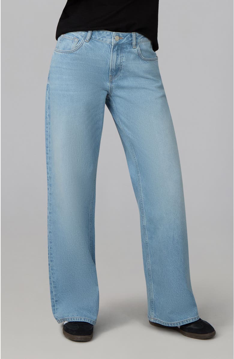 Lola Denim Colette High Rise Wide Leg Jeans, Main, color, Whimsy Blue