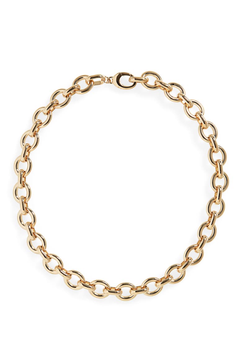 Uovo Chain Necklace, Main, color, GOLD