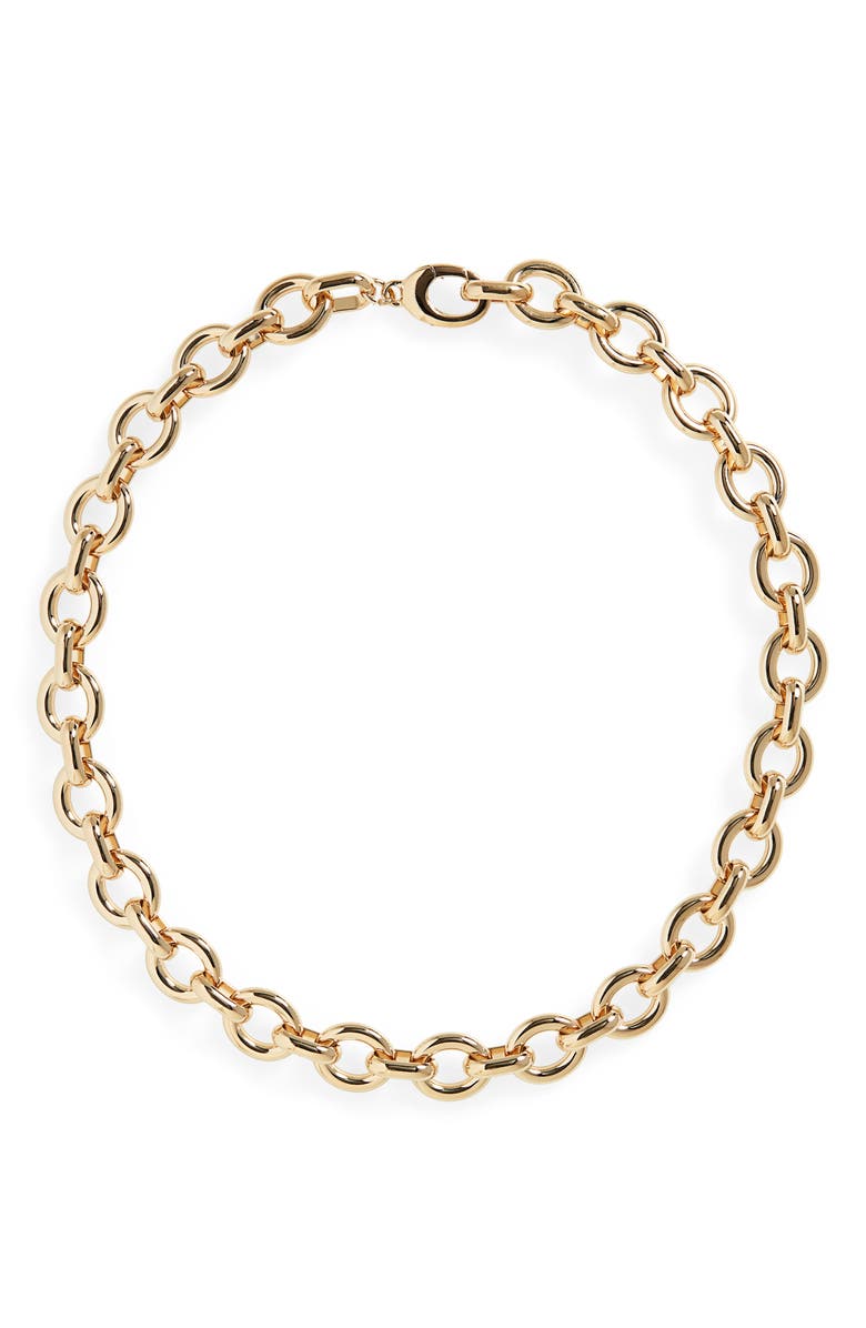 Laura Lombardi Uovo Chain Necklace, Main, color, 
