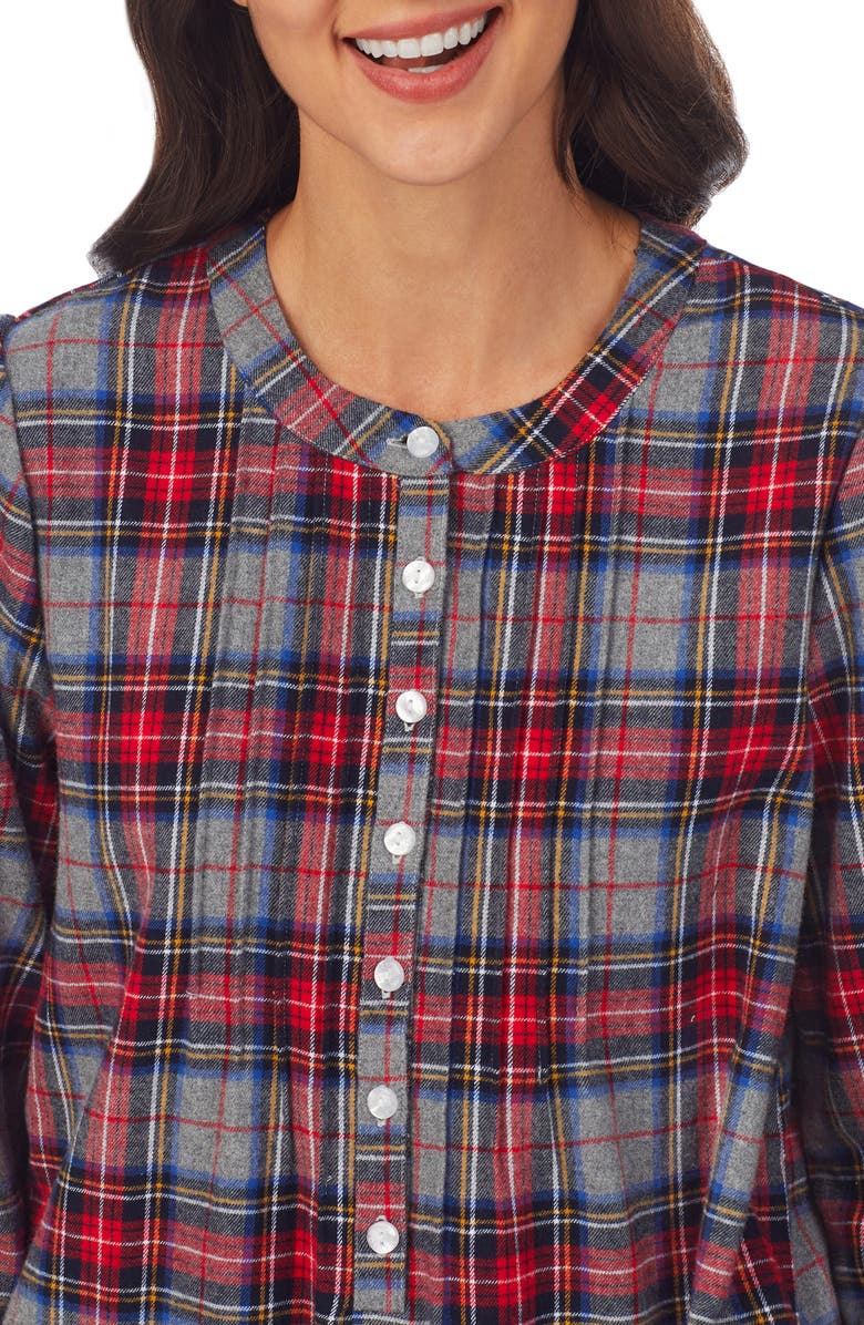 Lanz of Salzburg Ballet Long Sleeve Flannel Nightgown, Alternate, color,