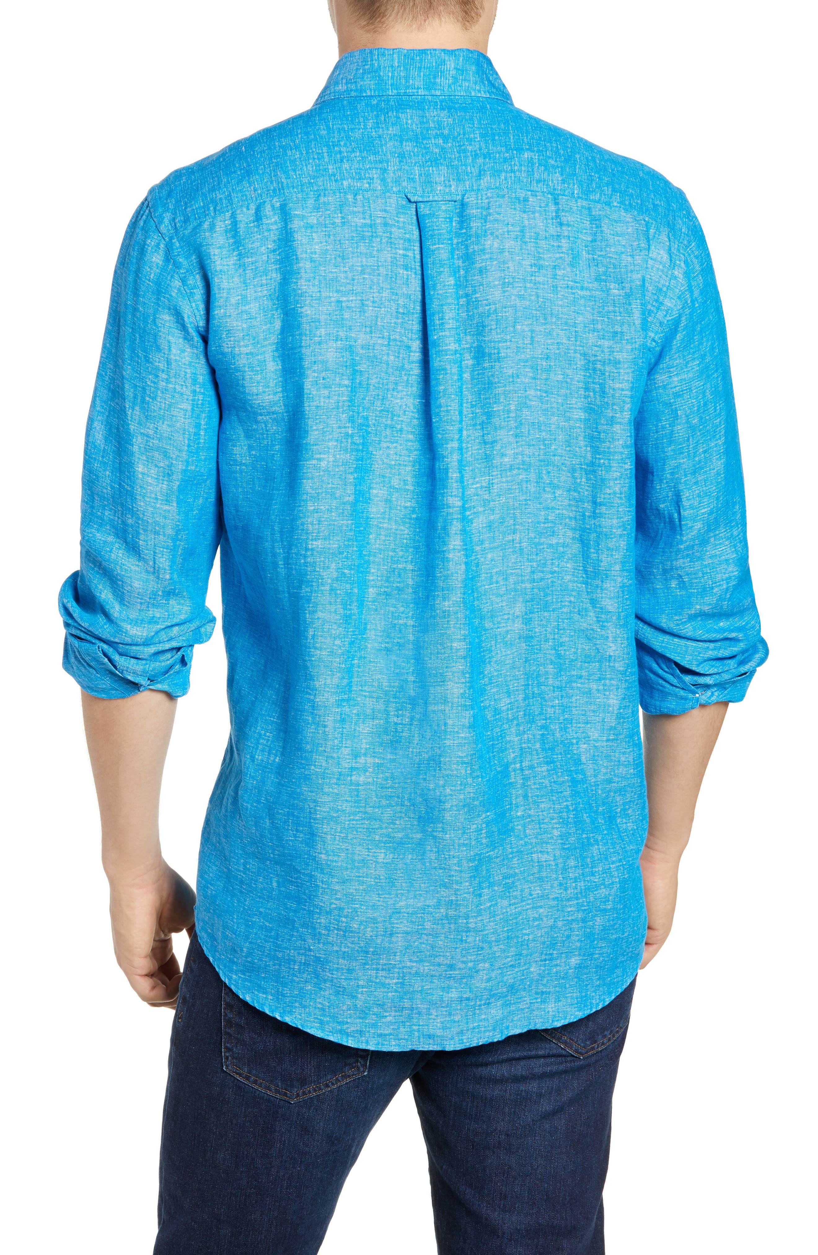 Rodd & Gunn Eastern Bay Regular Fit Linen Sport Shirt (Men) | Nordstromrack