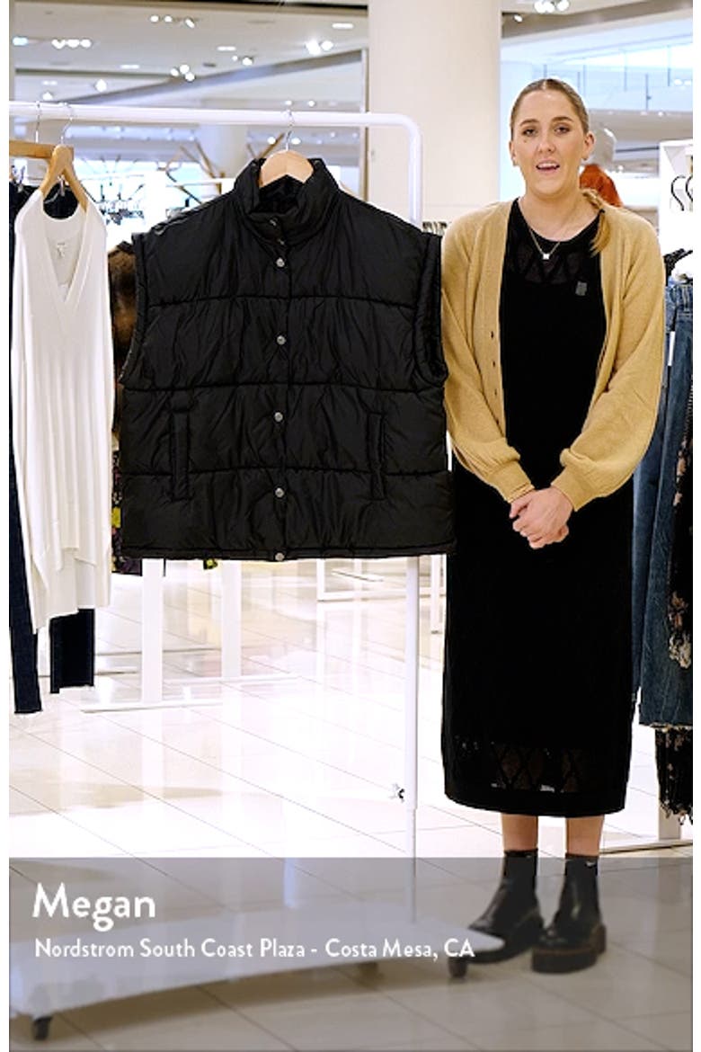 Snap Front Puffer Vest video