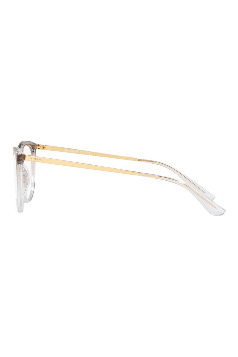 53mm Cat Eye Reading Glasses, Alternate, color, BROWN