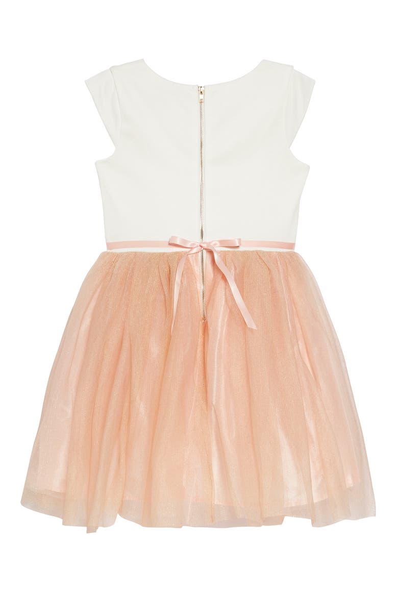 Star Fit & Flare Dress, Alternate, color, IVORY