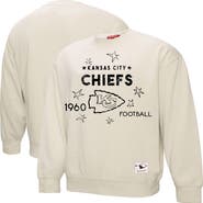 Mitchell & Ness Women's Mitchell & Ness Cream Kansas City Chiefs Plus Size Shooting Star Sweatshirt