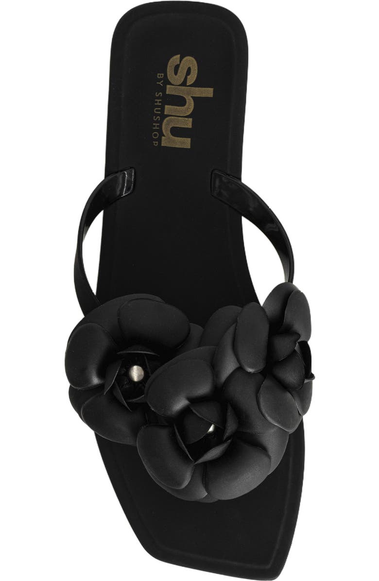 SHUSHOP Dahlia Sandal, Alternate, color, Black