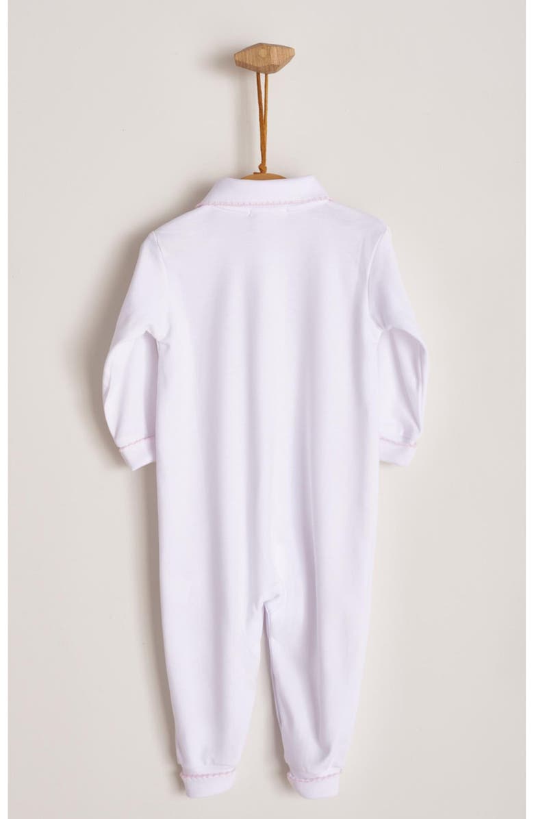 Babycottons Baby Basic C/Bb S/Pie for Infant, Alternate, color, White & Pink