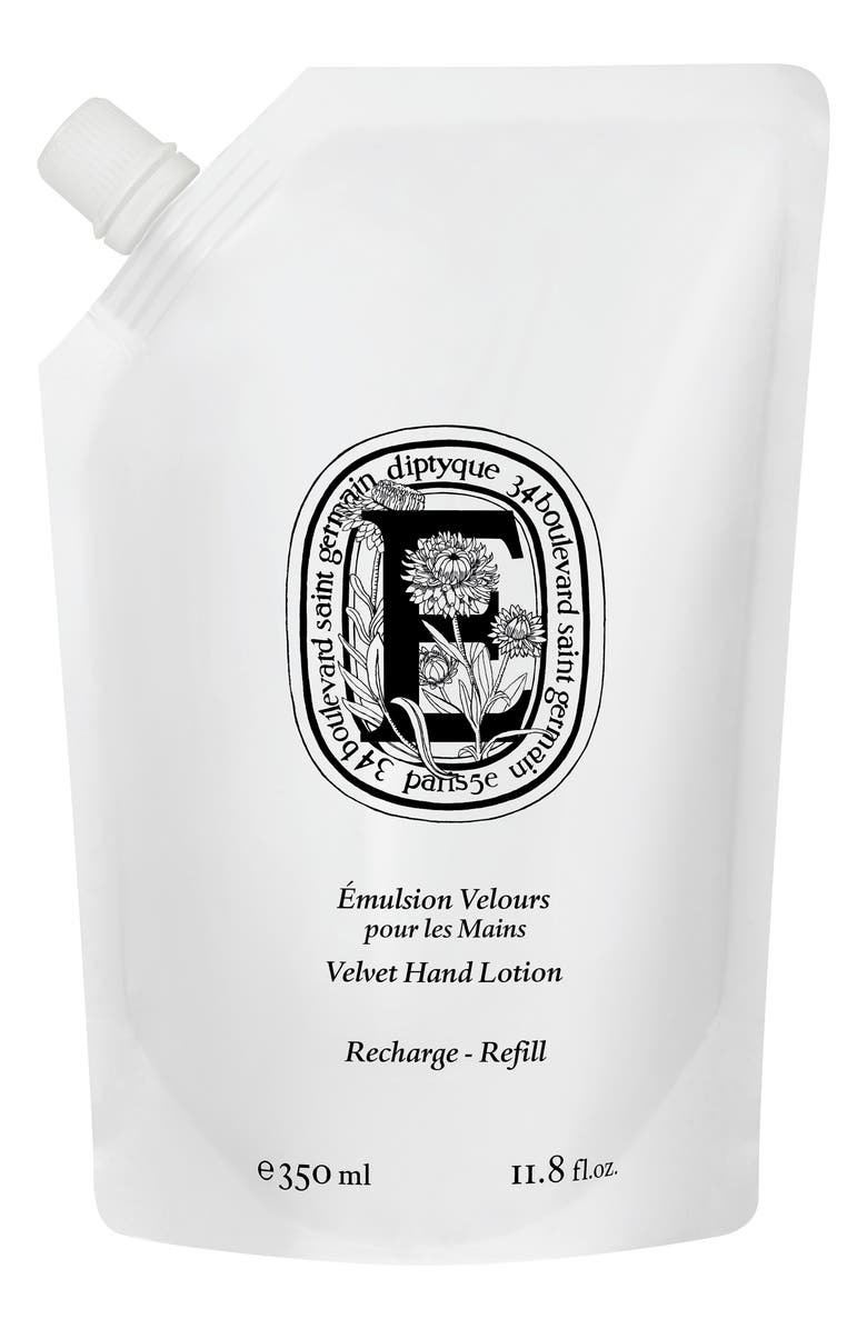 Diptyque Velvet Hand Lotion Refill, Main, color, 