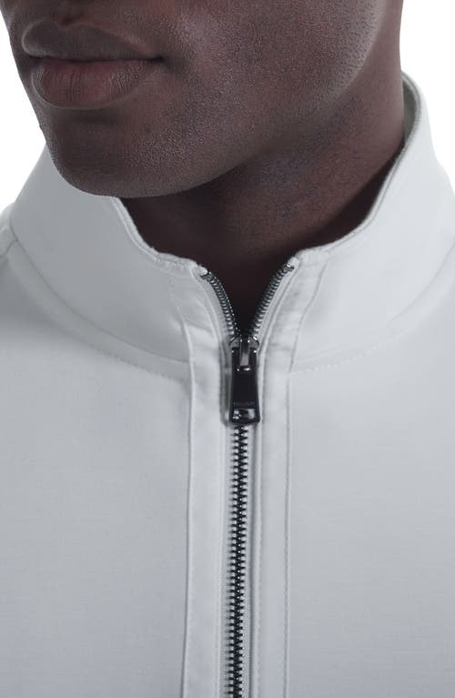 Bugatchi Soft Touch Quarter Zip In White