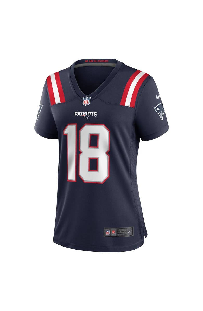 Nike Women's Nike Matthew Slater Navy New England Patriots Game Jersey, Alternate, color, 