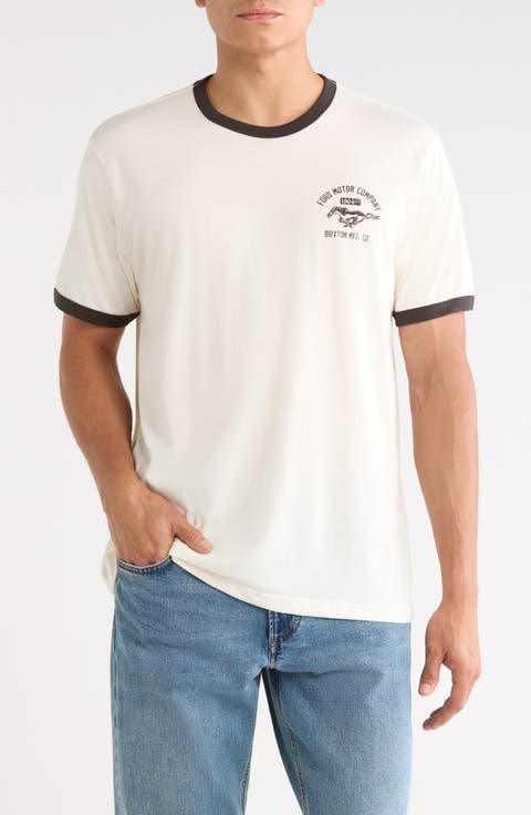 Ford Mustang Ringer Graphic T-Shirt