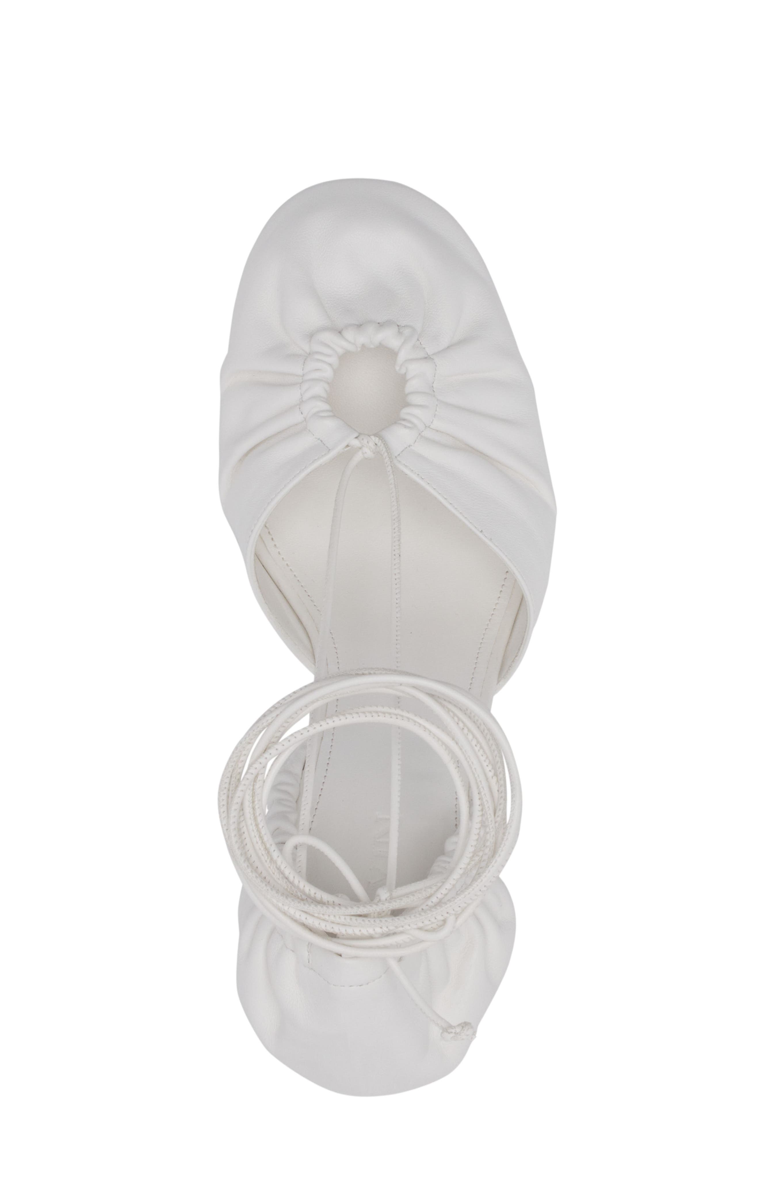 Lanvin Mesure Lace-Up Leather Pumps, Alternate, color, 