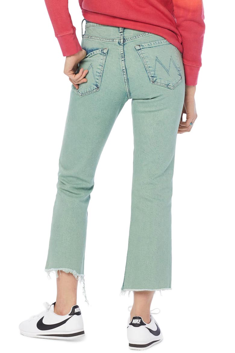 The Tripper High Waist Fray Hem Ankle Jeans, Alternate, color, JUICY FRUIT- FERN