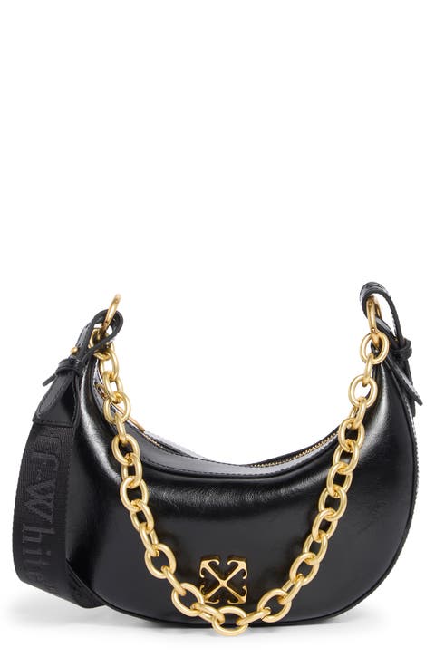 Hemisphere Leather Hobo Bag