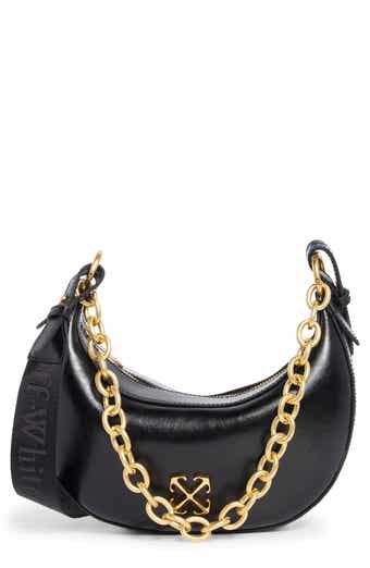 Off-White Hemisphere Leather Hobo Bag