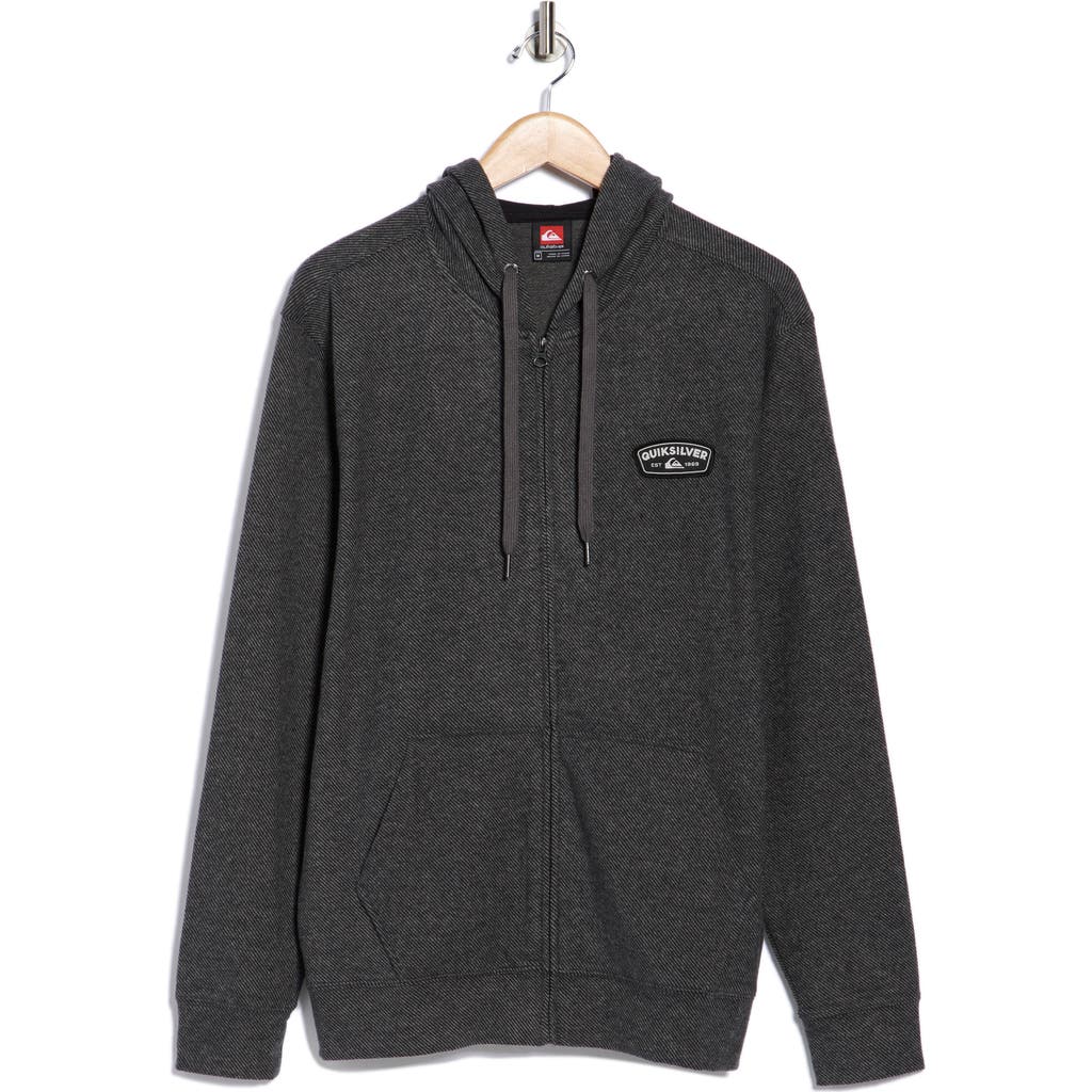 Quiksilver Nate Zip Hoodie In Gray