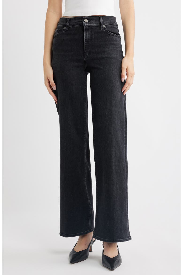 Le Slim Palazzo High Waist Wide Leg Jeans, Main, color, ETCH