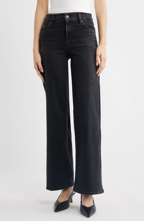 Le Slim Palazzo High Waist Wide Leg Jeans