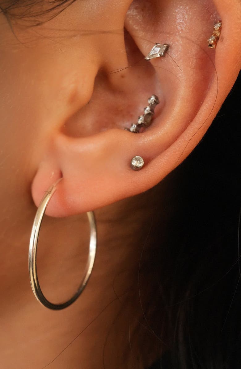 Argento Vivo Sterling Silver Argento Vivo Endless Hoop Earrings, Alternate, color, Silver