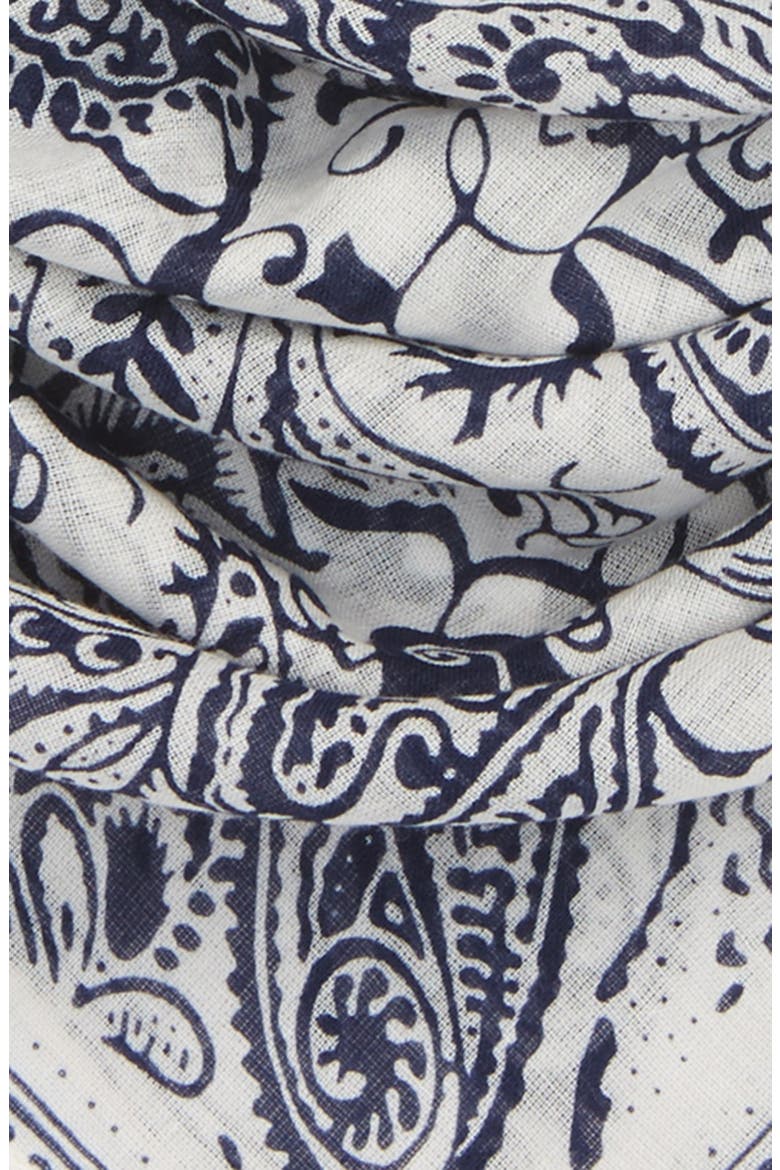 Paisley Bandana, Alternate, color, WHITE