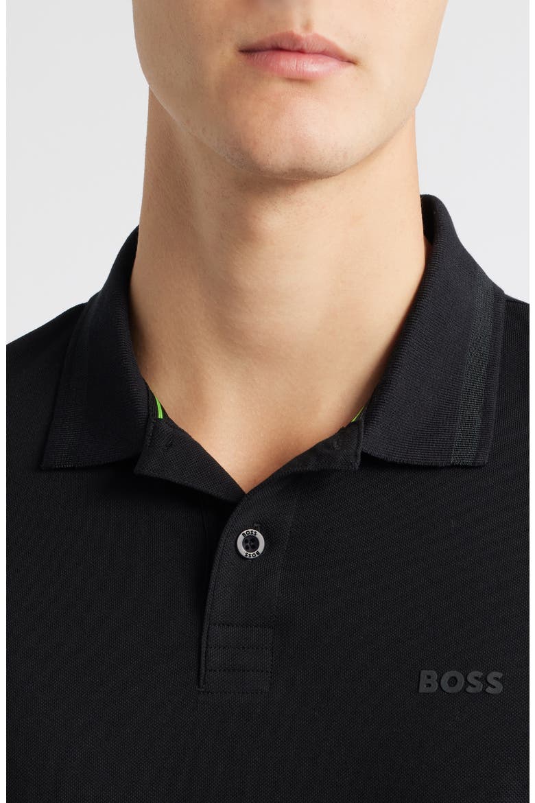 Pio 1 Cotton Polo, Alternate, color, BLACK
