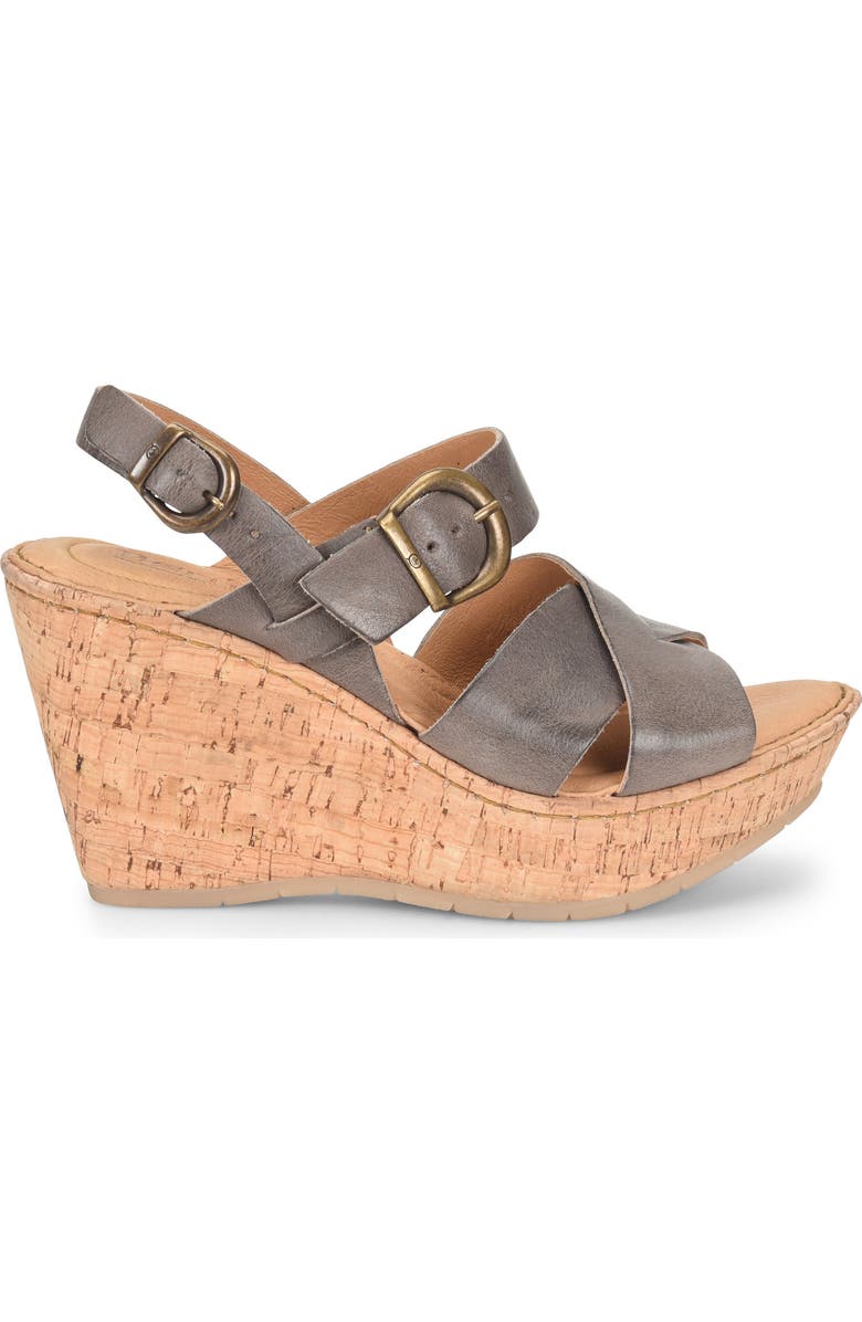 Børn Emmy Platform Wedge, Alternate, color,