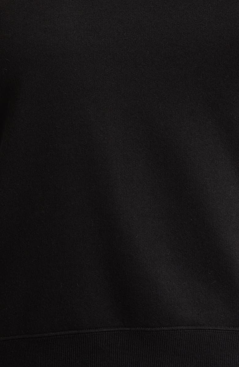 Caslon<sup>®</sup> Grethen Cheers Balloon Sleeve Sweatshirt, Alternate, color, Black Cheers Ember