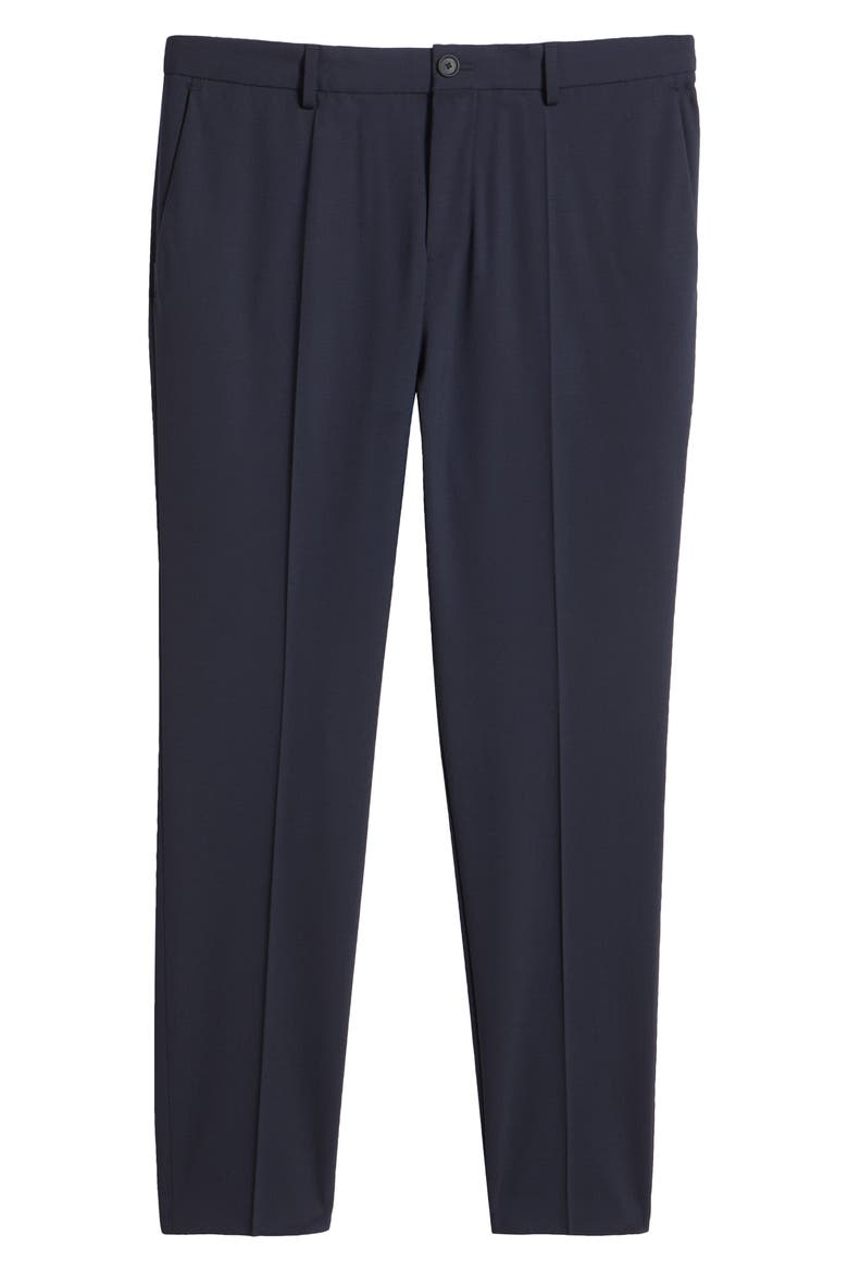 Genius Wool Blend Dress Pants, Alternate, color, DK BU
