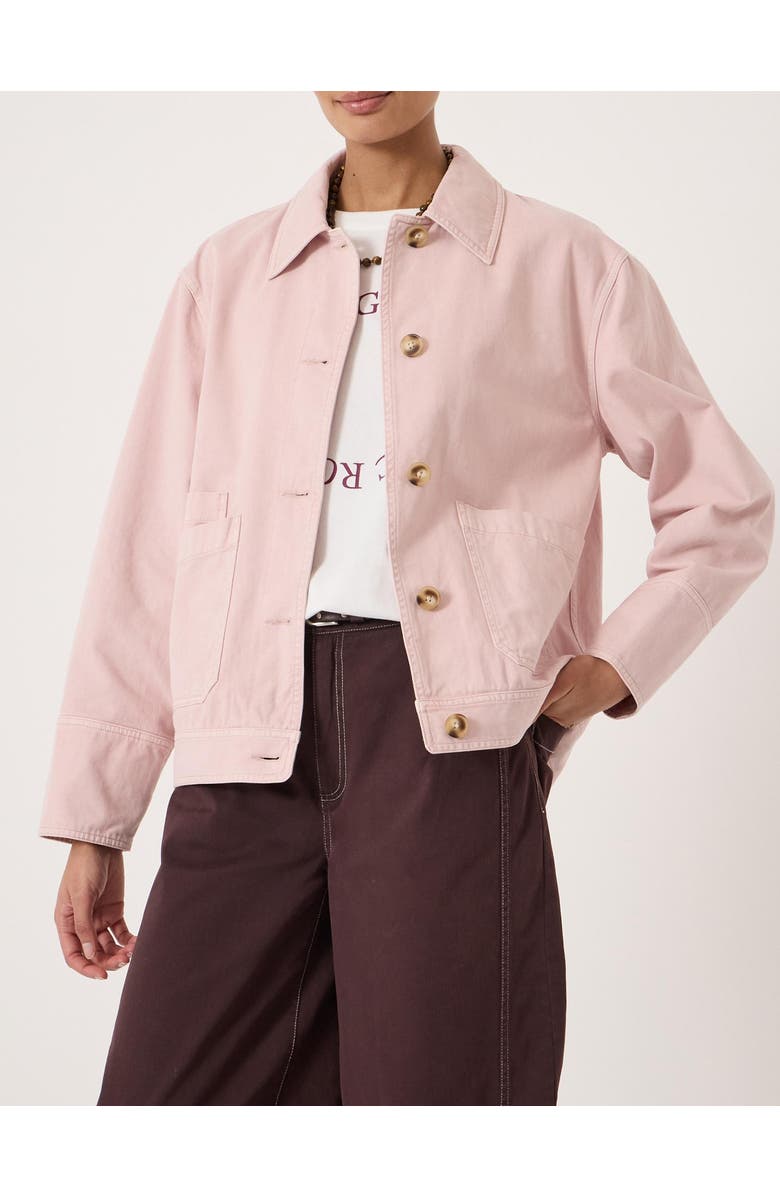 Hush Avril Cotton Utility Barn Jacket, Alternate, color, Pale Pink