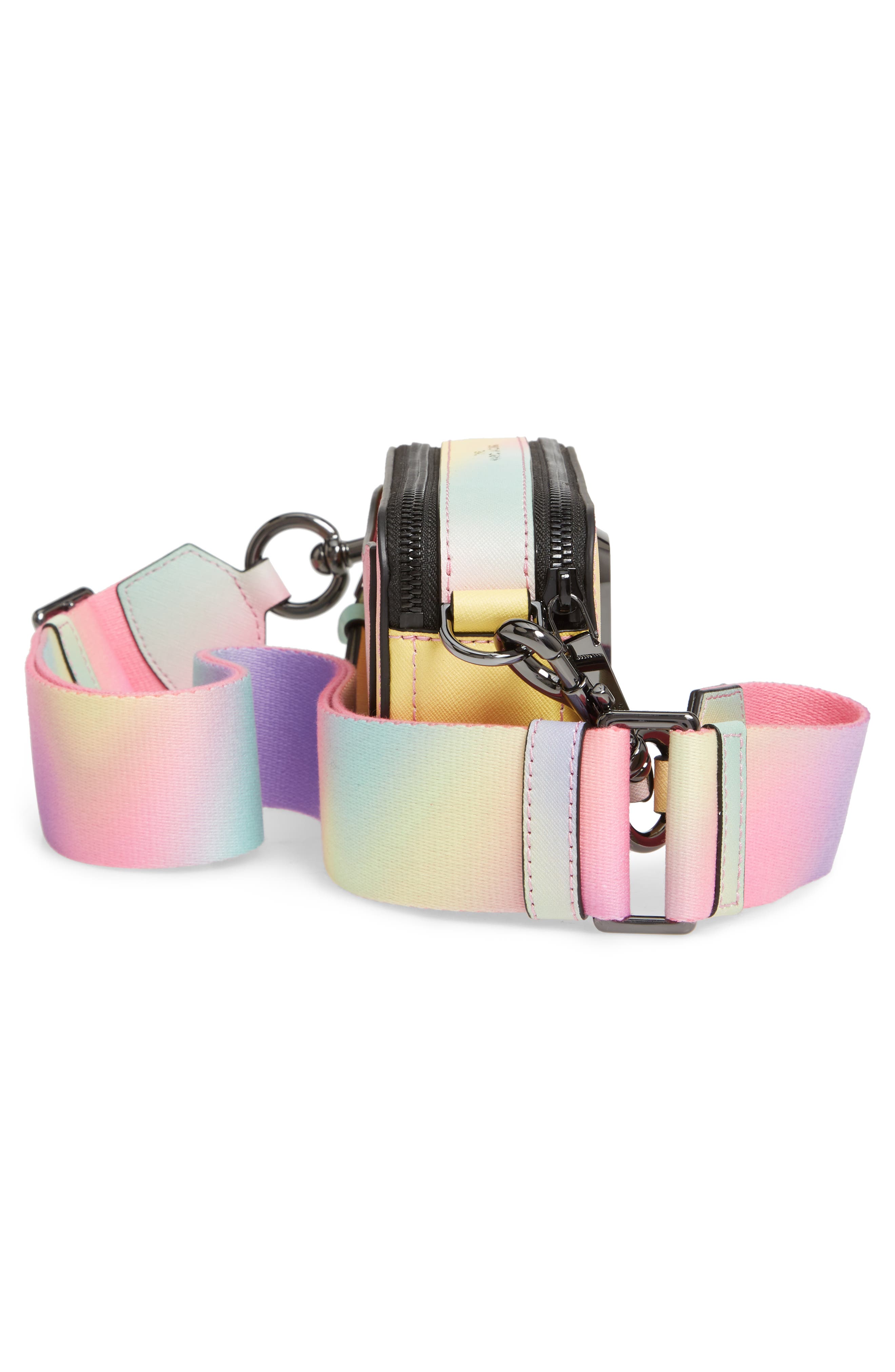 Marc Jacobs THE MARC JACOBS Snapshot Airbrushed Leather Crossbody Bag, Alternate, color, 