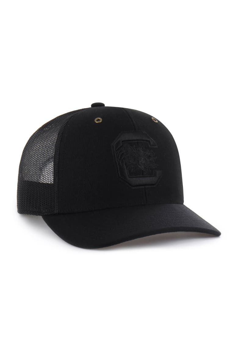 Men's Carhartt x '47 Black South Carolina Gamecocks Trucker Adjustable Hat, Alternate, color, Black