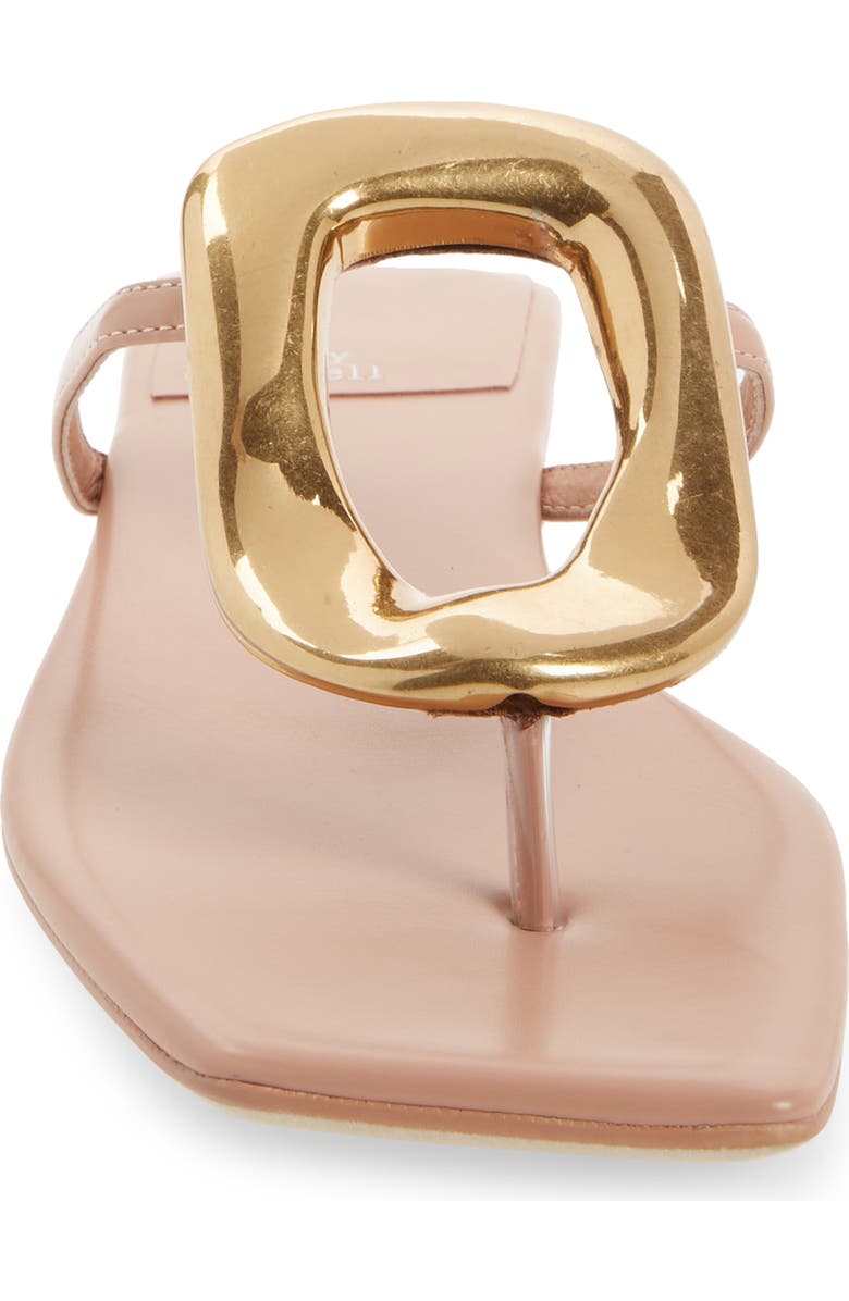 Jeffrey Campbell Linques Flip Flop, Alternate, color, Natural Gold