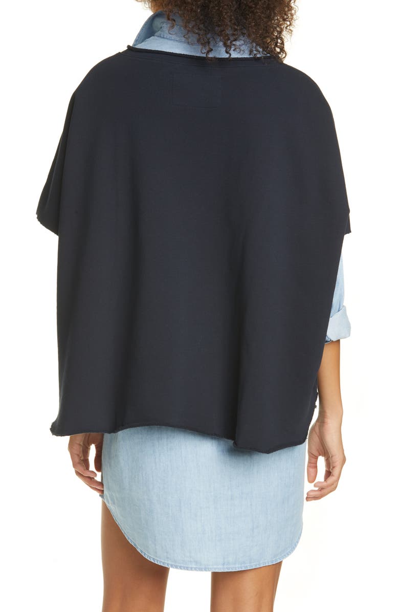 Frank & Eileen Olive Triple Fleece Original Capelet, Alternate, color, British Royal Navy