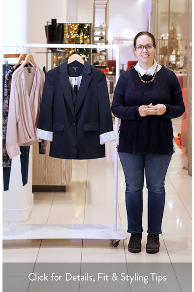 Jennifer Slim Fit Vest & Blazer Set video