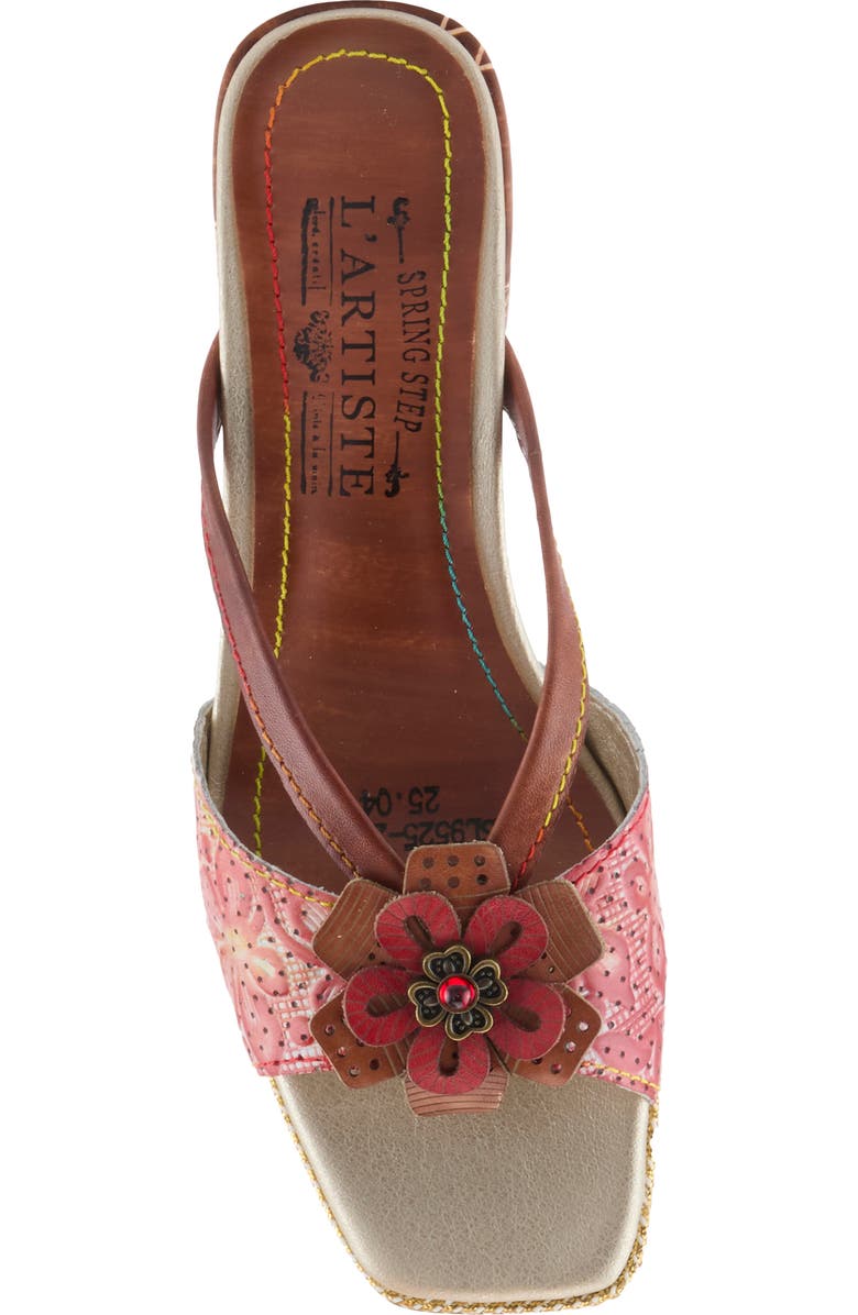 L'Artiste by Spring Step Europa Sandal, Alternate, color, Brown Multi