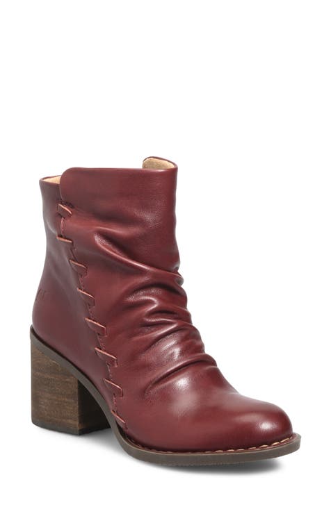 Esprit Boots Oliana cranberry red slouch heeled size outlet 9.5 NWOB