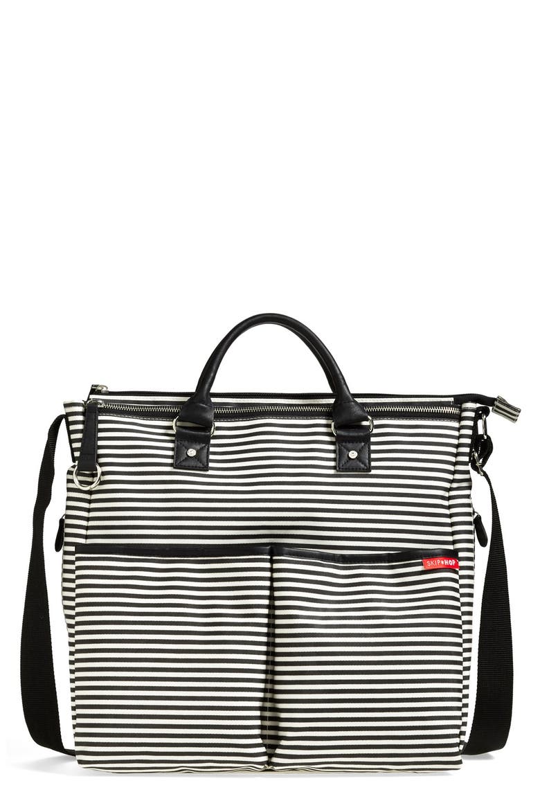 'Duo - Special Edition' Diaper Bag, Alternate, color, BLACK/ WHITE