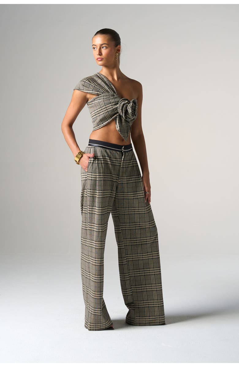 JBQ Camelia Top, Alternate, color, Multi Tartan