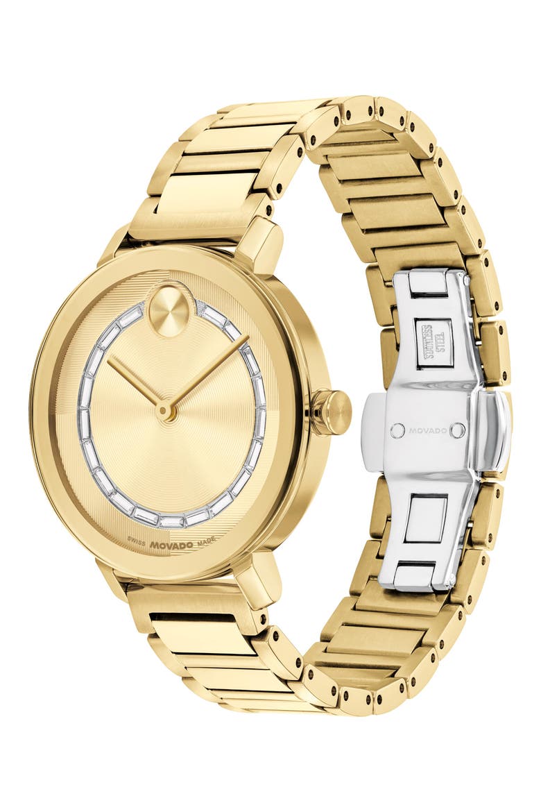 Bold Evolution 2.0 Bracelet Watch, 34mm, Alternate, color, GOLD