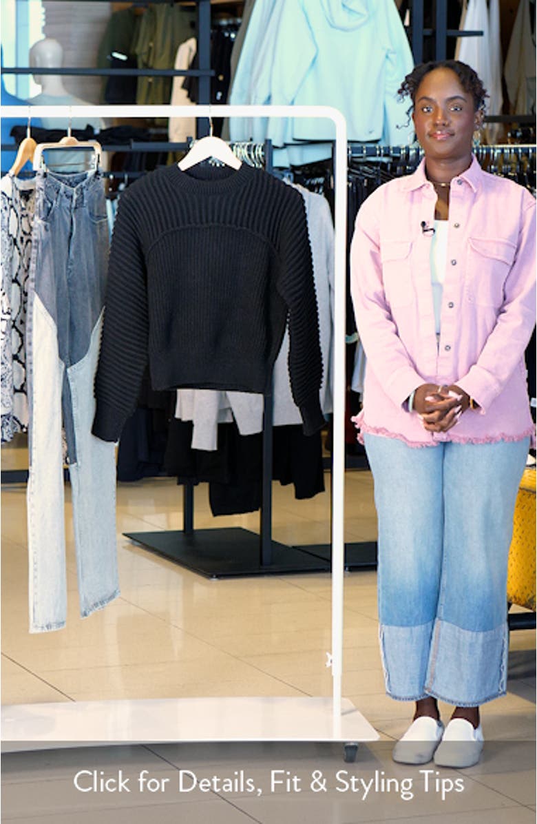 Rib Crewneck Sweater, sales video thumbnail