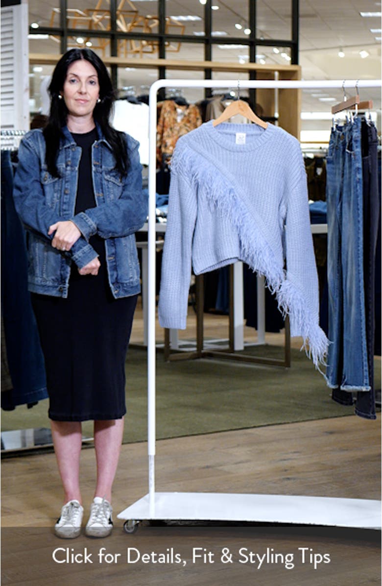 Kaelie Feather Sweater, sales video thumbnail