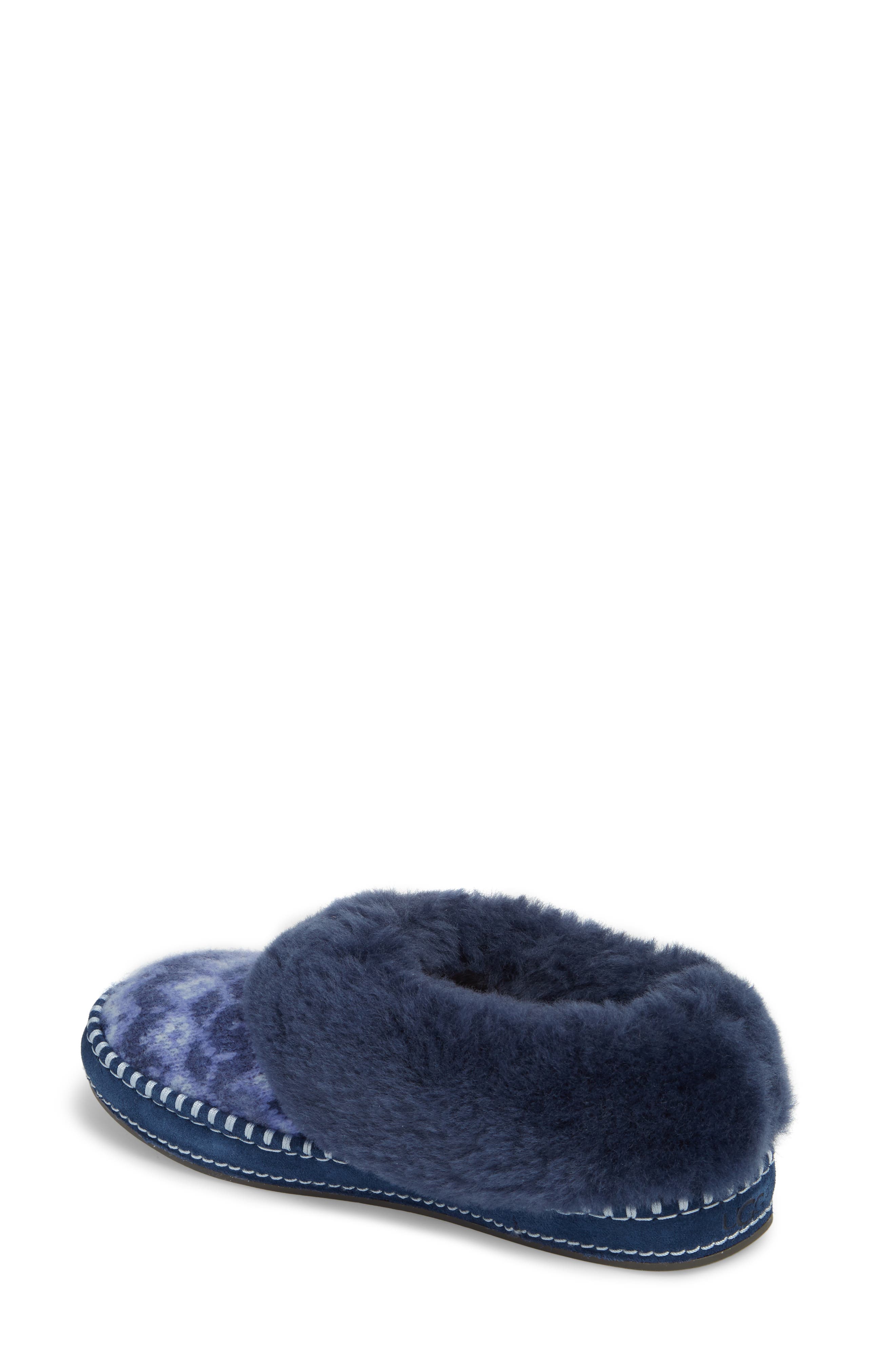 UGG<sup>®</sup> Wrin Genuine Shearling Trim Slipper, Alternate, color, 
