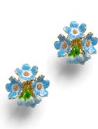 Bill Skinner Studio Forget Me Not 3 Cluster Studs
