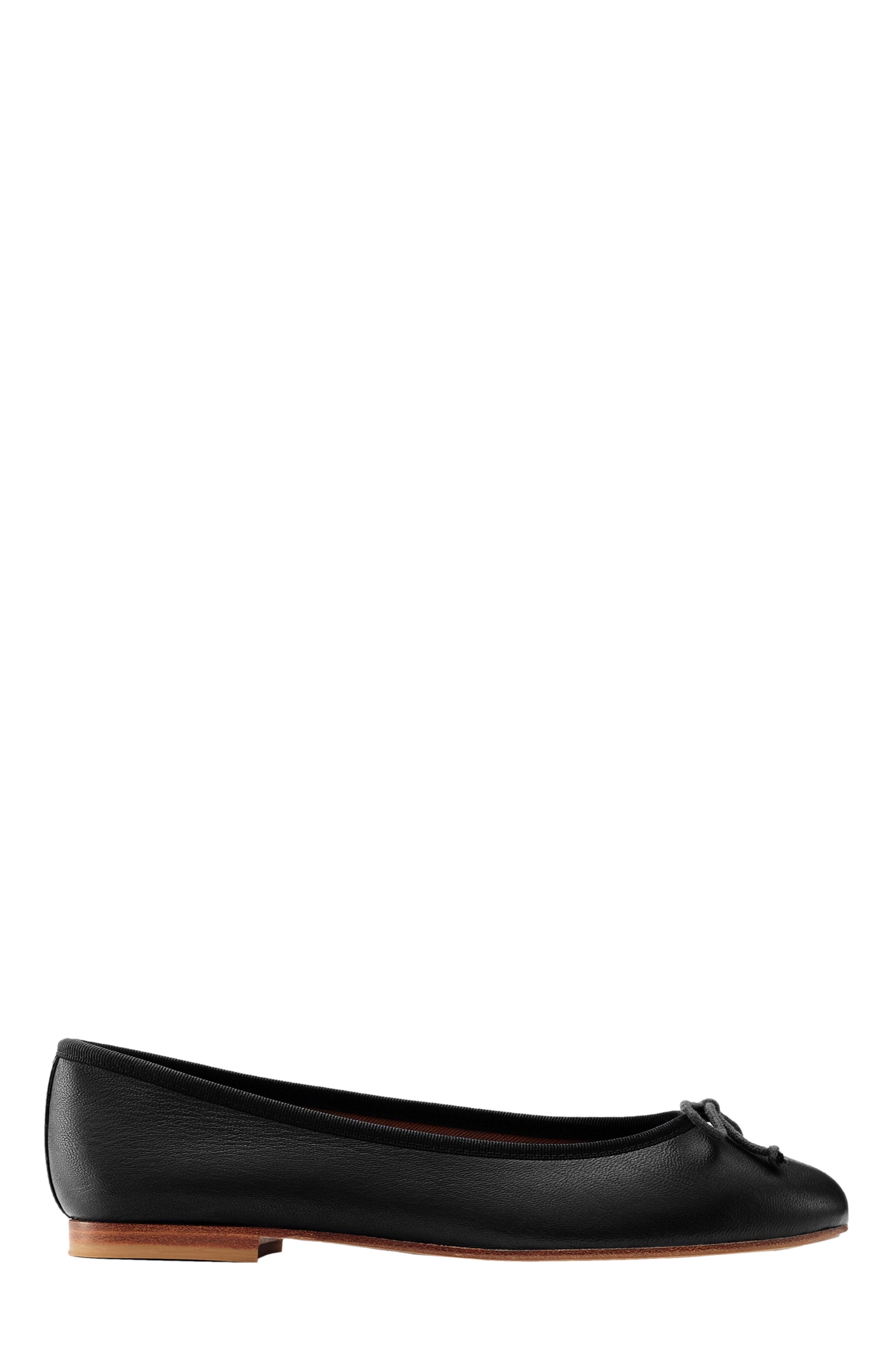MARGAUX The Demi Flat, Main, color, Black Nappa