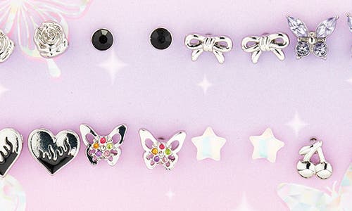 Capelli New York Kids' Set Of 16 Assorted Earrings In Multi