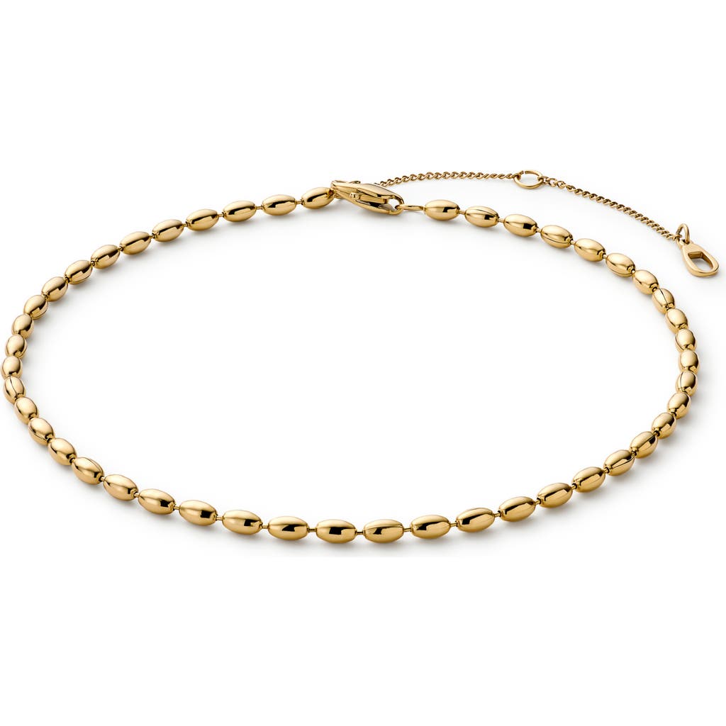 Ana Luisa Jace Stainless Steel Gold Anklet In Gold