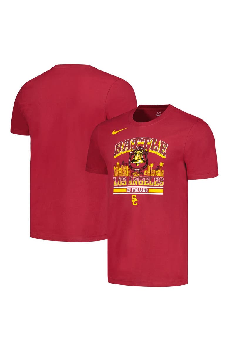 Nike Men's Nike Cardinal USC Trojans vs. UCLA Bruins Rivalry T-Shirt, Alternate, color, Cardinal