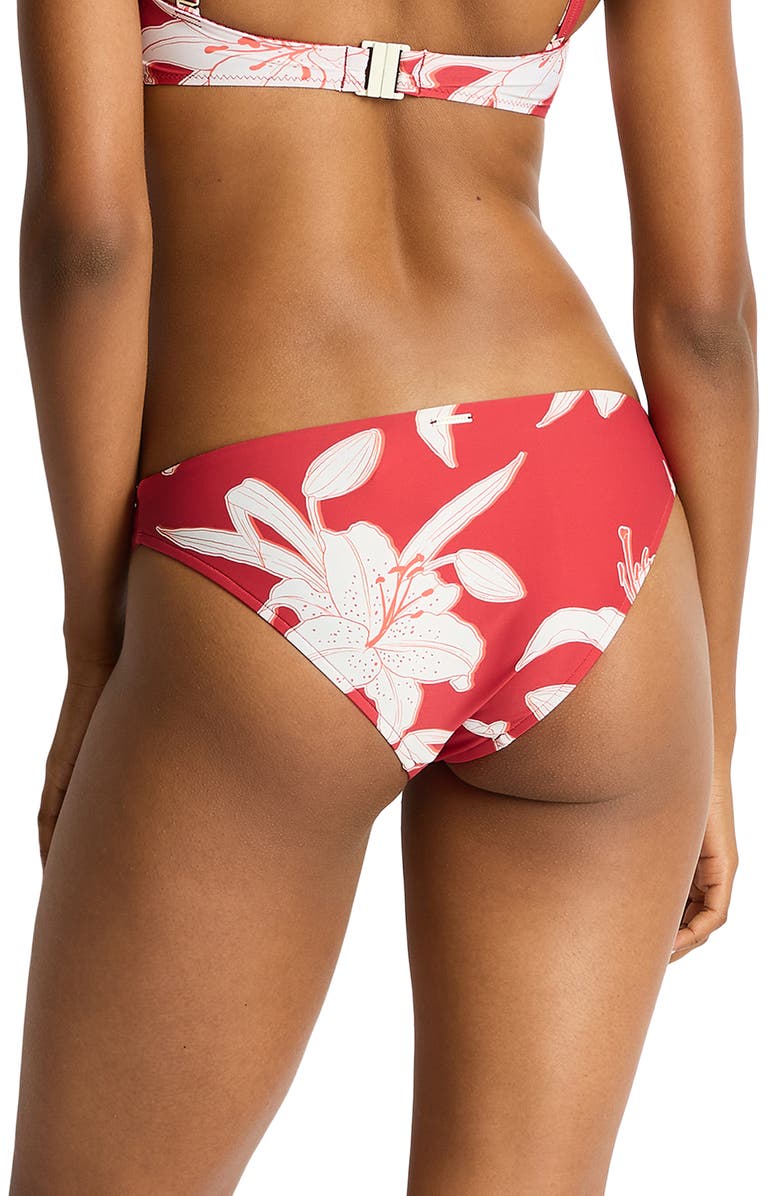 Sea Level Veridian Swim Bottoms, Alternate, color, Ruby