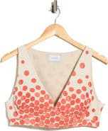 Longchamp Polka Dot Cropped Tank
