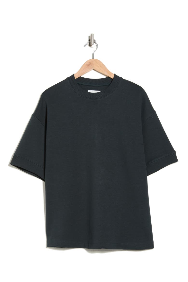 Crewneck T-Shirt, Alternate, color, DARK GREEN